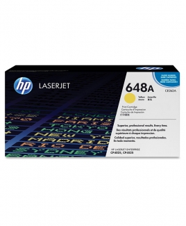 HP 648A LaserJet Toner Cartridge, yellow (CE262A)